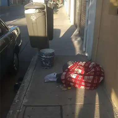 Persona en situación de calle